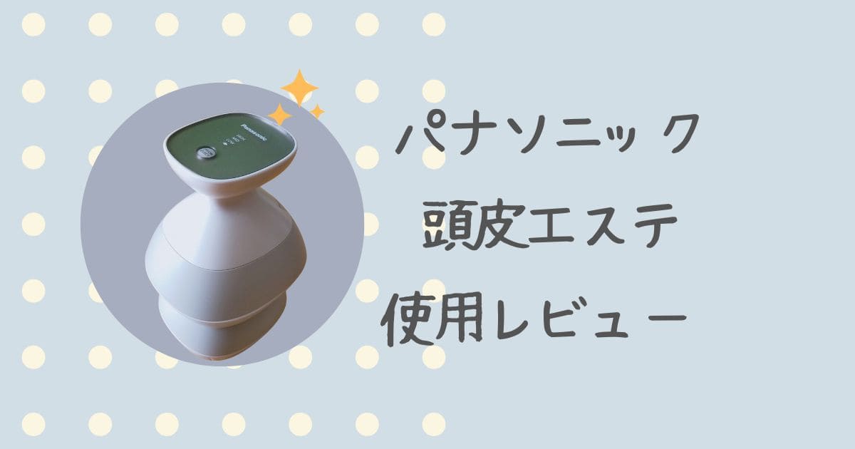 パナソニック頭皮エステサロンタッチタイプ（EH-HE0G-T）使用レビュー | ズボラで雑な主婦ライフ